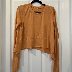 Free people movement Tempo long sleeve tee “Lark” orange
